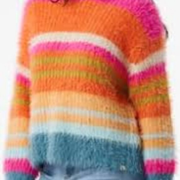 Rip Curl Hibiscus Heat Chunky Stripe Knit NWT - Picture 5 of 8